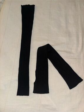 Black ballet legwarmers